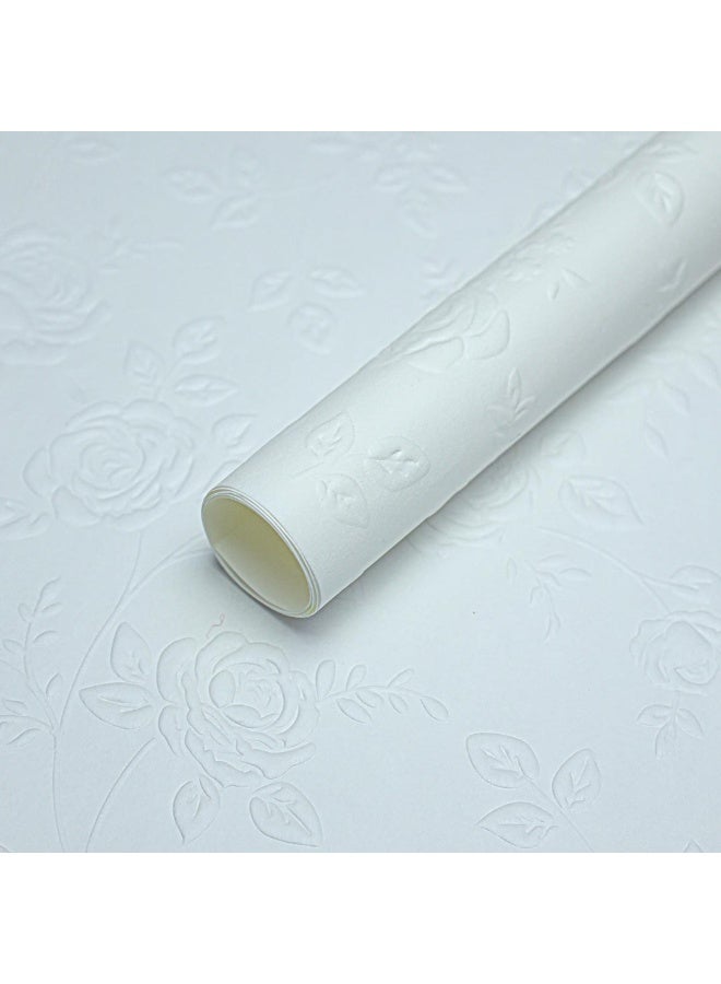 Si Bonne Premium Rosa White Gift Wrapping Paper 10 Sheets/Bag 58 x 58 cm - Image 1