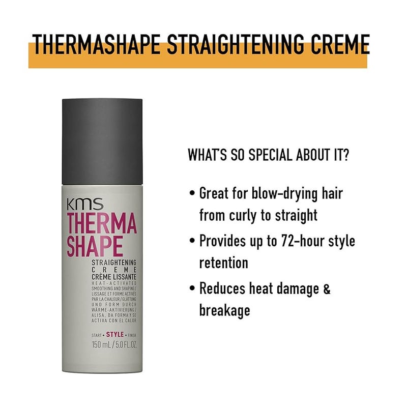 KMS Thermashape Straightening Blow Dry Crme 5 oz - Image 3
