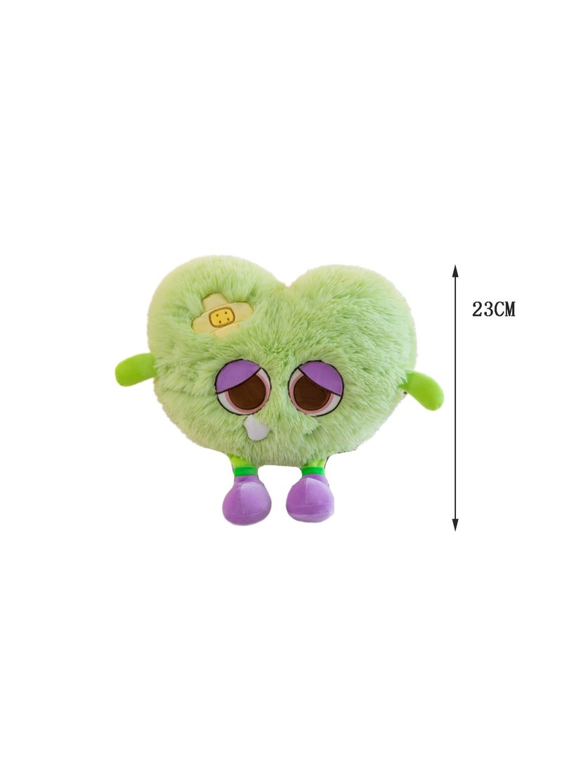 Generic - 23 CM Cute Monsters Plush Toy Soft Stuffed Cartoon Doll For Girls And Boys All Ages Gift（Green） - Image 1