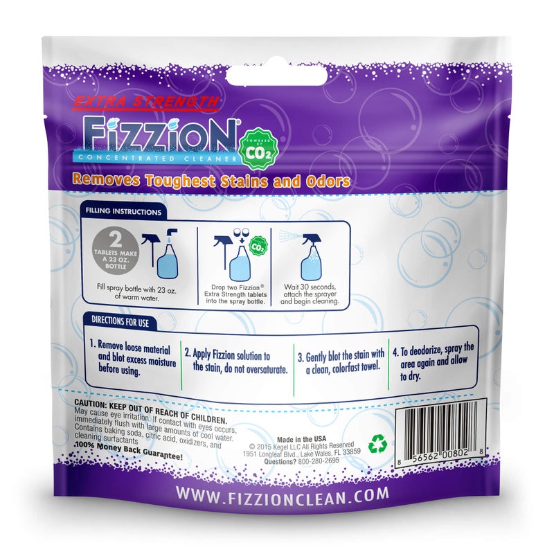 Fizzion Pet Stain and Odor Extra Strength Eliminator (10 Tablets, Extra Strength) - Image 2