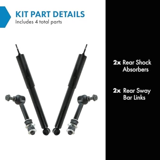 TRQ Rear Suspension Kit Compatible With 19962002 Toyota 4Runner - Image 4