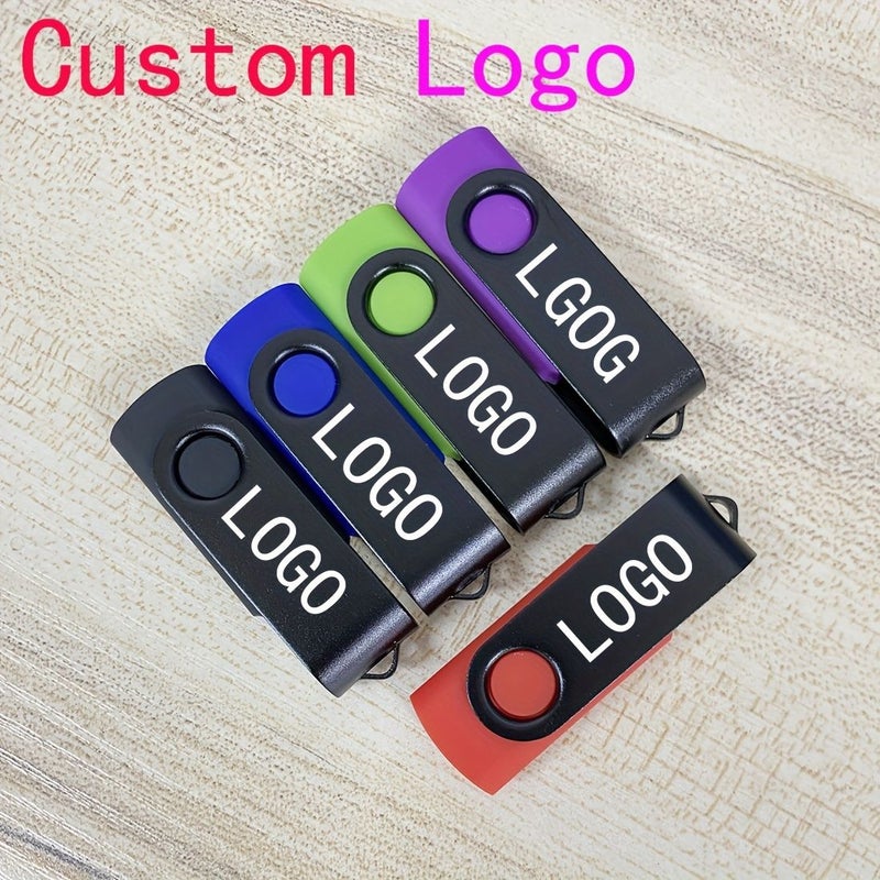 10pcs Custom Logo USB Flash Drive 2.0 Pen Drive Green 128MB Stick U Disk - Image 5