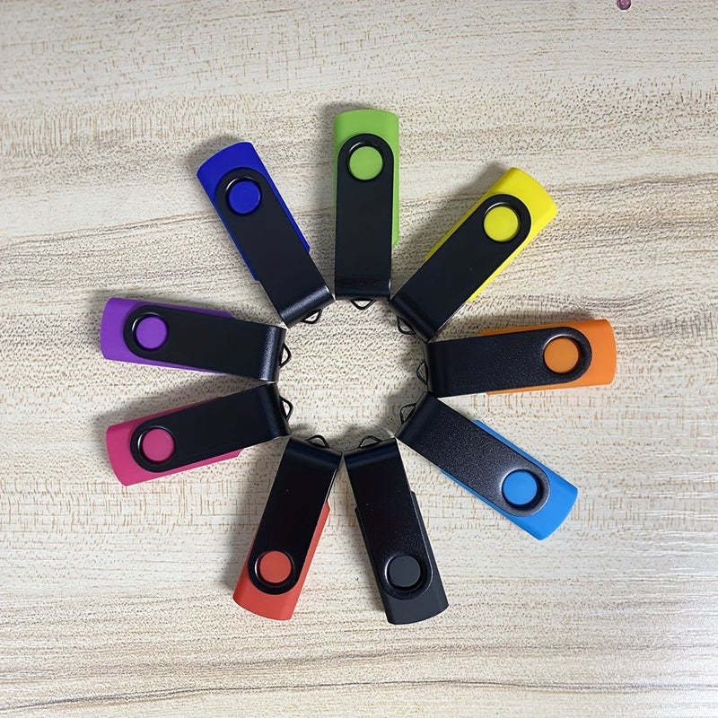 10pcs Custom Logo USB Flash Drive 2.0 Pen Drive Green 128MB Stick U Disk - Image 2