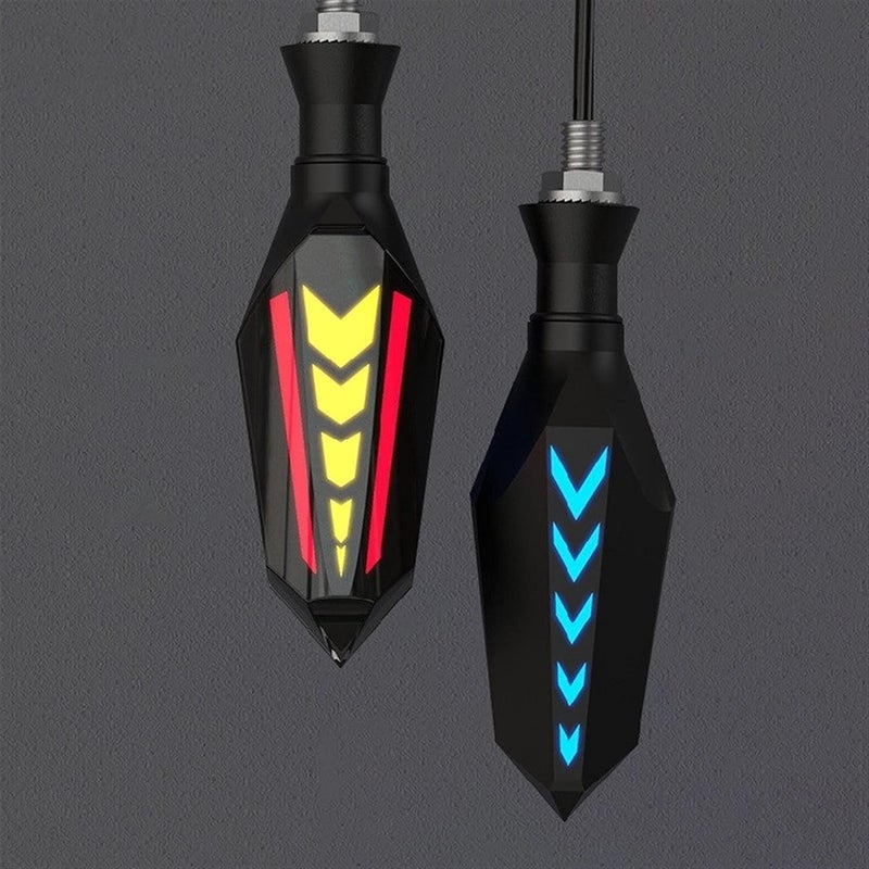 Yurefax Double Sided Flowing Motorcycle Turn Signal Lights - Image 1
