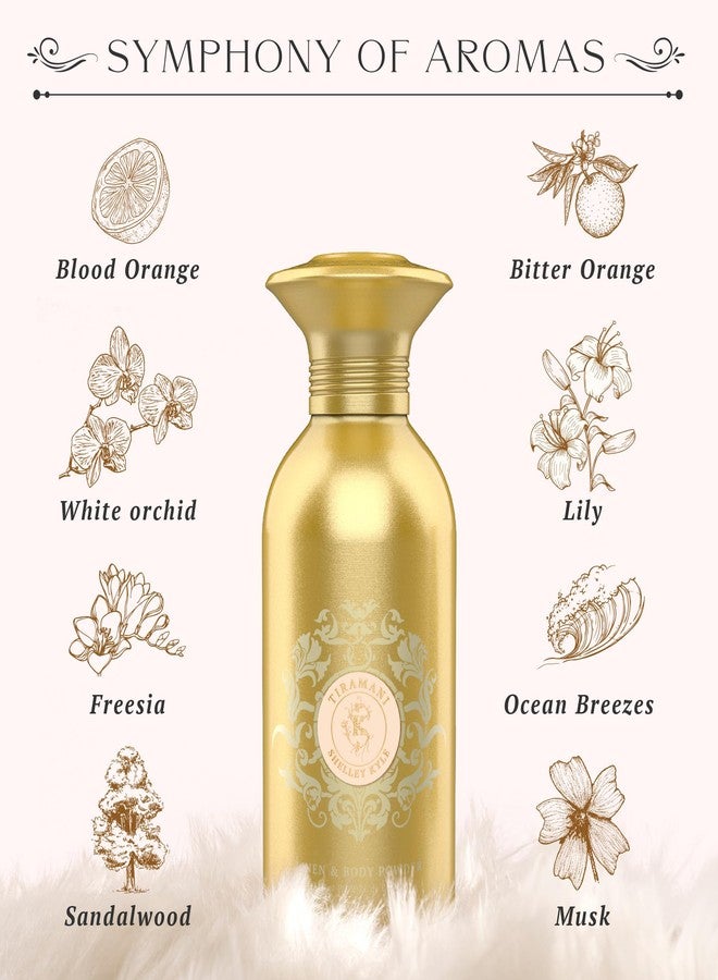 shelley kyle Talc-Free Body Powder for Women for Daily Use and After Bath with Fragrant Dusting Powder - Tiramani 365 g (Puff not Included) - Image 4