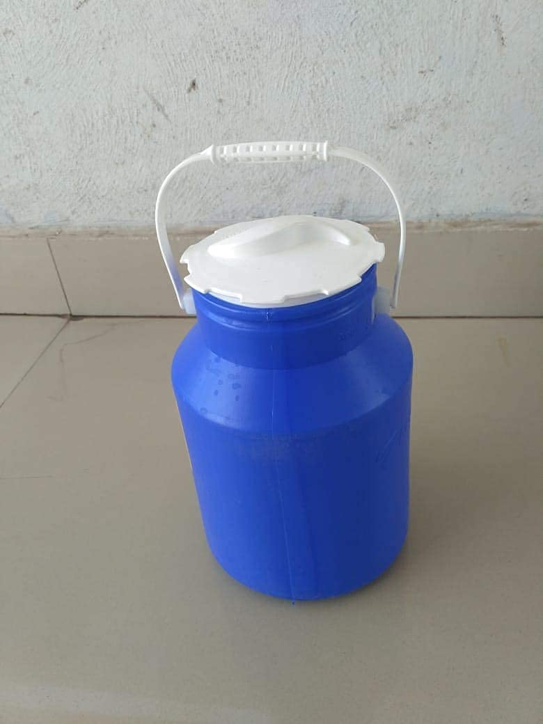 LIPSA ENTERPRISE Lipsa Enterprise Plastic Milk Can 2 Liter Water ghee Oil Storage ContainerCan  - Image 2