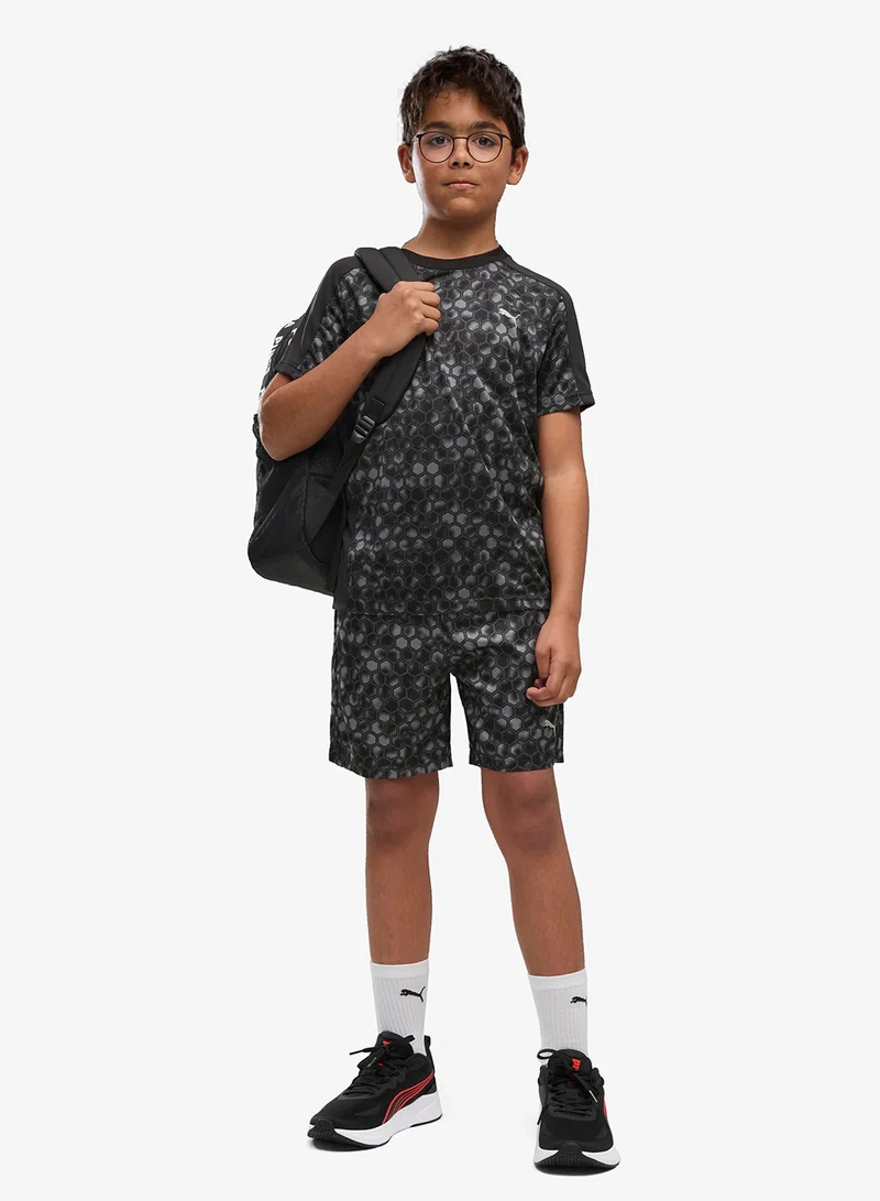 Puma PUMA Black Youth Tad Essential Aop T-Shirt  | Best Price UAE