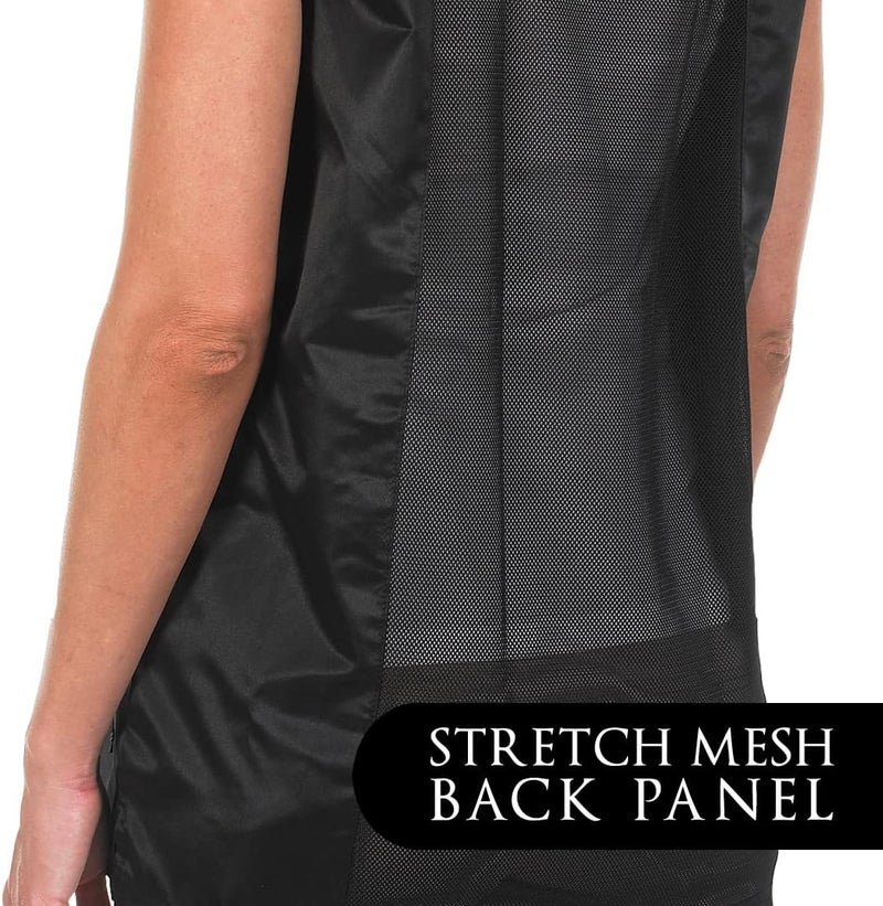 Betty Dain Kool Breeze Mesh Back Salon Stylist Vest in Black - Size Small - Image 4