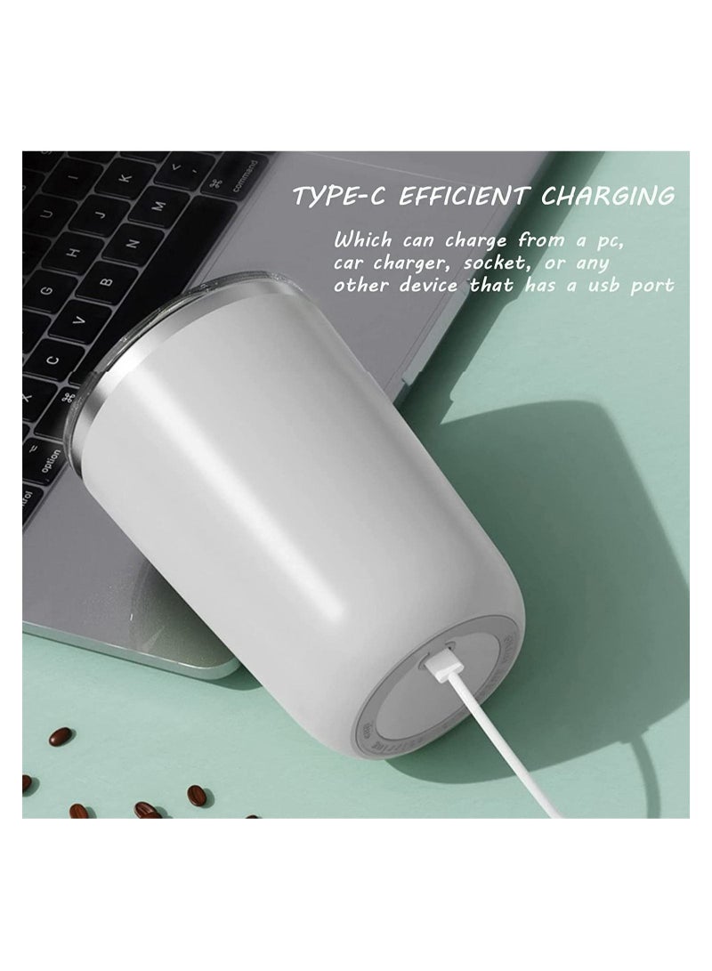 Y&D Self Stirring Mug Electric Mixing Cup Magnetic Rechargeable Auto Coffee Rotating Home Office Travel - Image 2
