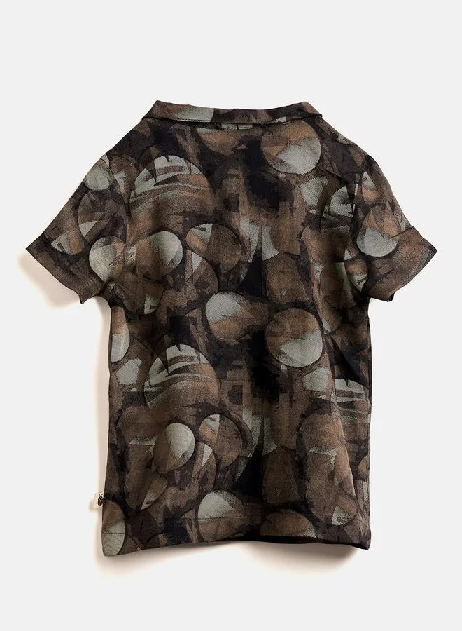 ستايلو بج مجموعة من قميص كاجوال بياقة وشورت للأولاد