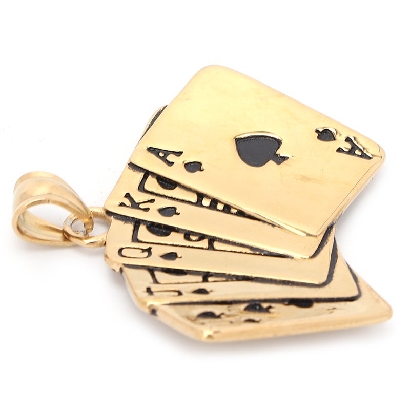 Zipper Repair Pulls Titanium Steel Poker Shaped Pendants Clothes Accessories for Elder Golden - Image 2
