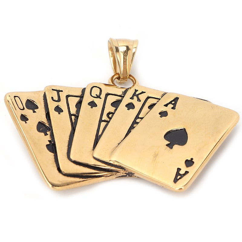 Zipper Repair Pulls Titanium Steel Poker Shaped Pendants Clothes Accessories for Elder Golden - Image 3