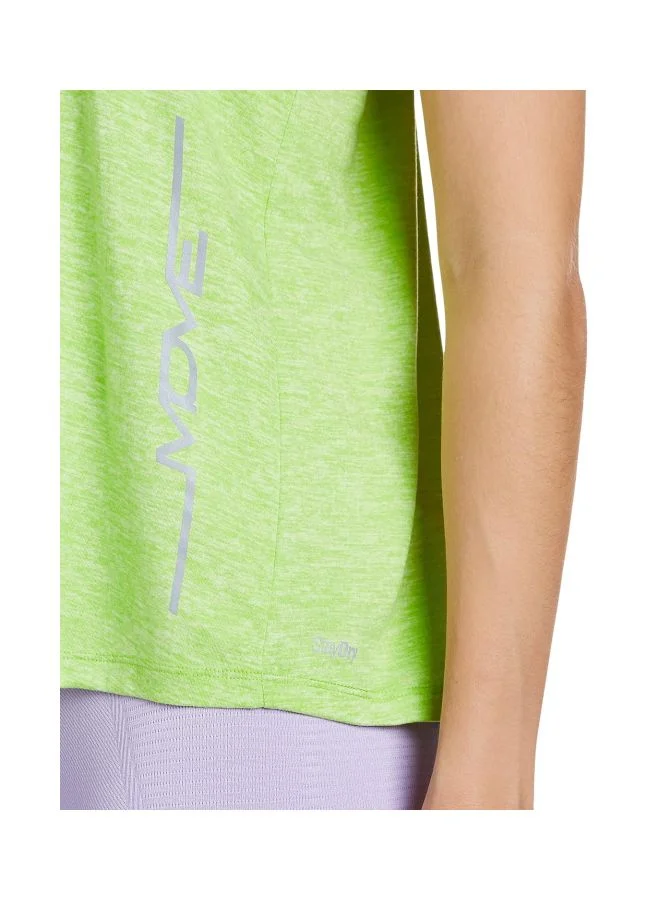 Jockey GREEN GLOW Women Relaxed Fit Polyester Racerback Tank Top for Women | Best Price UAE