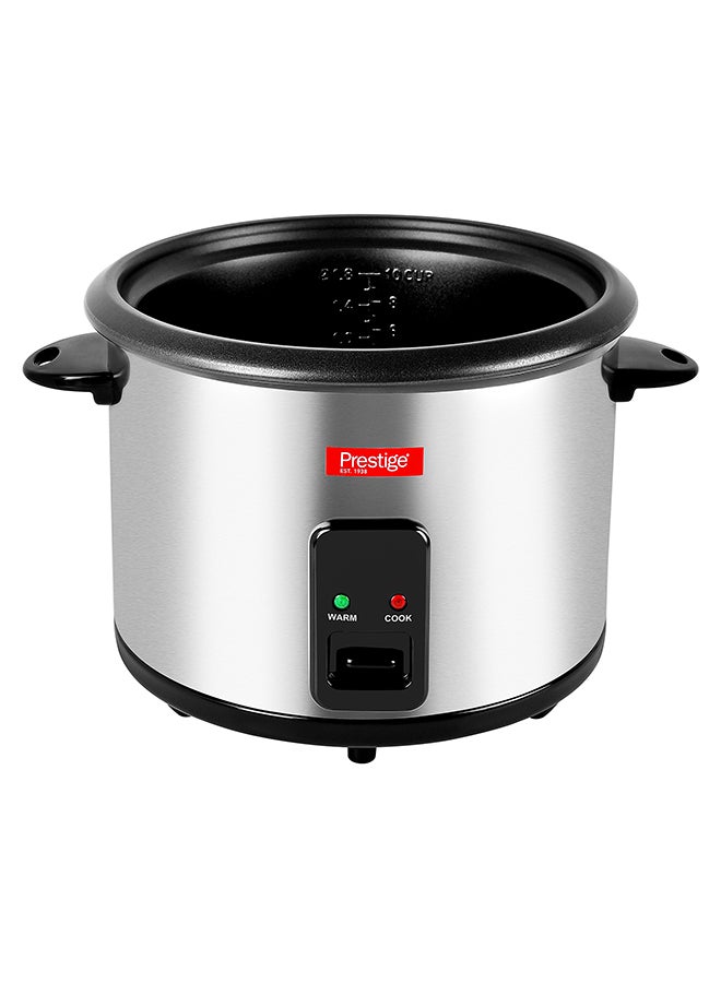 برستيج جهاز طهي الأرز من الستانلس ستيل 1.8 L 700 W PR50310 أسود/ فضي - Image 2