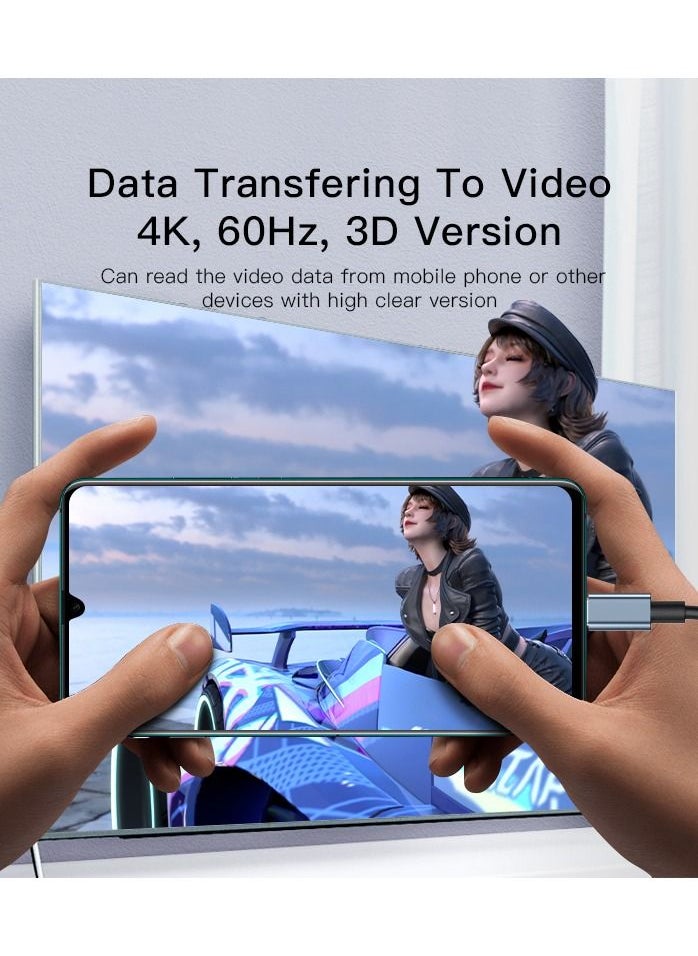 يسيدو كيبل تايب سي الى اتش دي  عالي الجوده Type-c to HDMI 4K  - Image 3