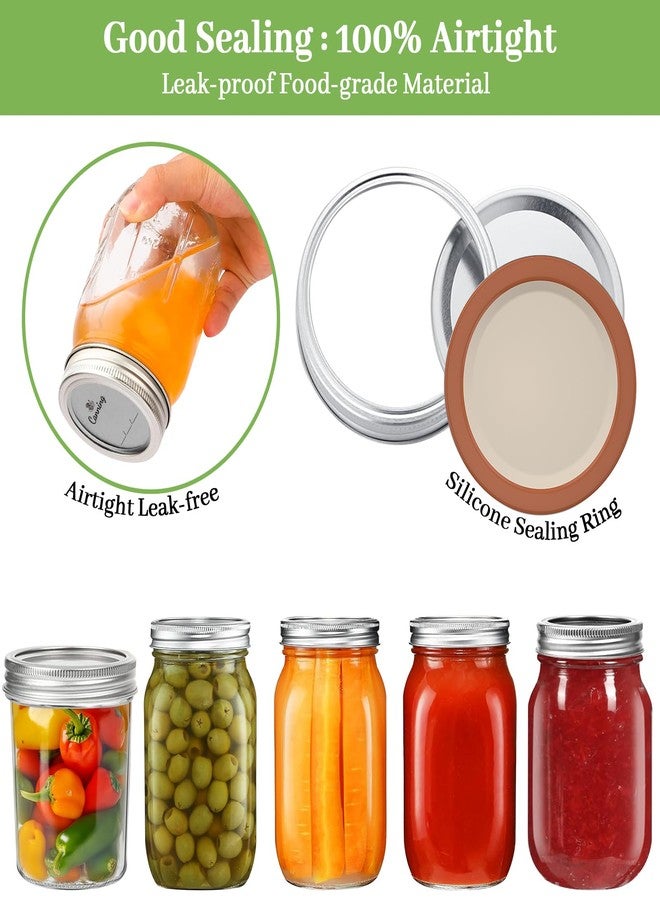 NAZANO 72 PCS Canning Lids with Band - Image 3