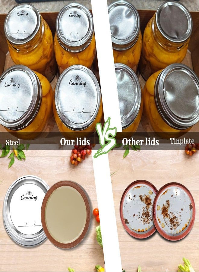 NAZANO 72 PCS Canning Lids with Band - Image 4