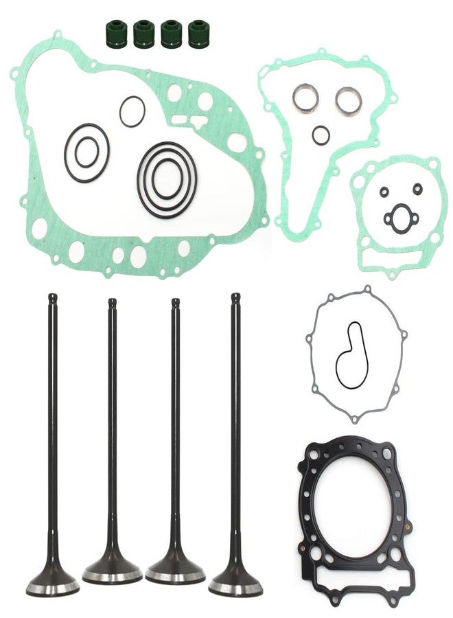 HWKWAZ Engine Intake Exhaust Valve Gasket Kit Compatible with Suzuki Quadracer 450 LTR450 2x4 2006-2009 - Image 1