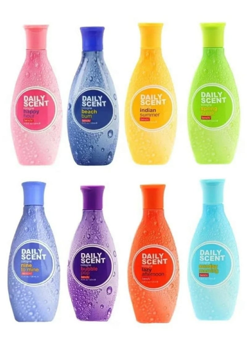 بينش معطر الجسم اليومي عبوة مكونة من 8 قطع متعدد الألوان 125 مل