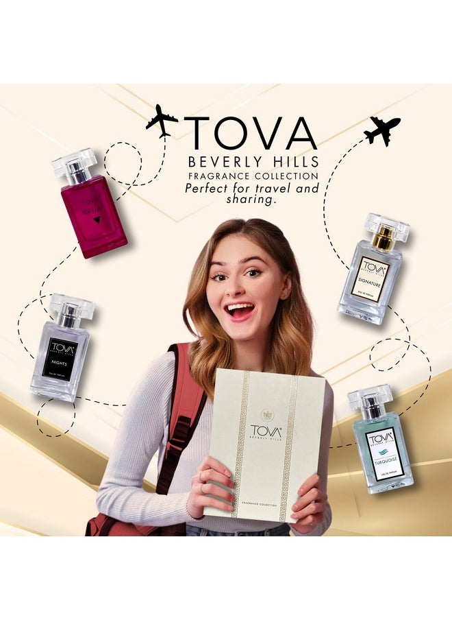 TOVA Tova Signature Perfume Fragrance Collection - 4 Piece Perfume Gift Set for Women 1 FL Oz.  - Image 3