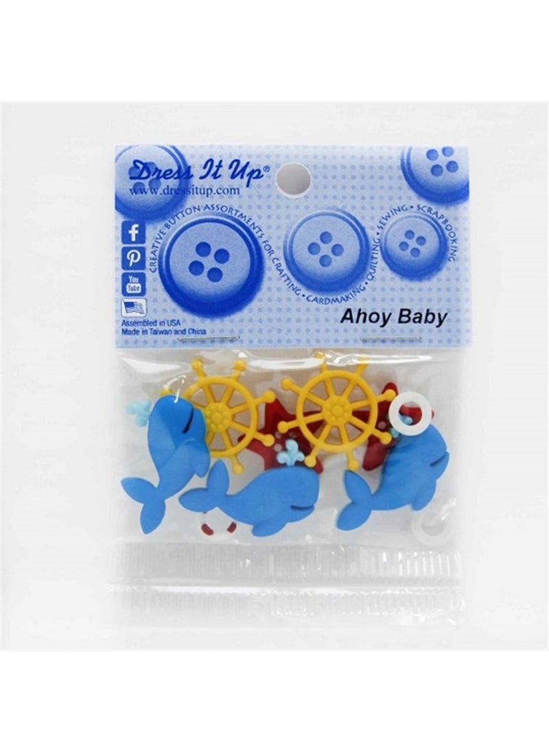 Dress It Up Decorative Toy Figure Button 9321 