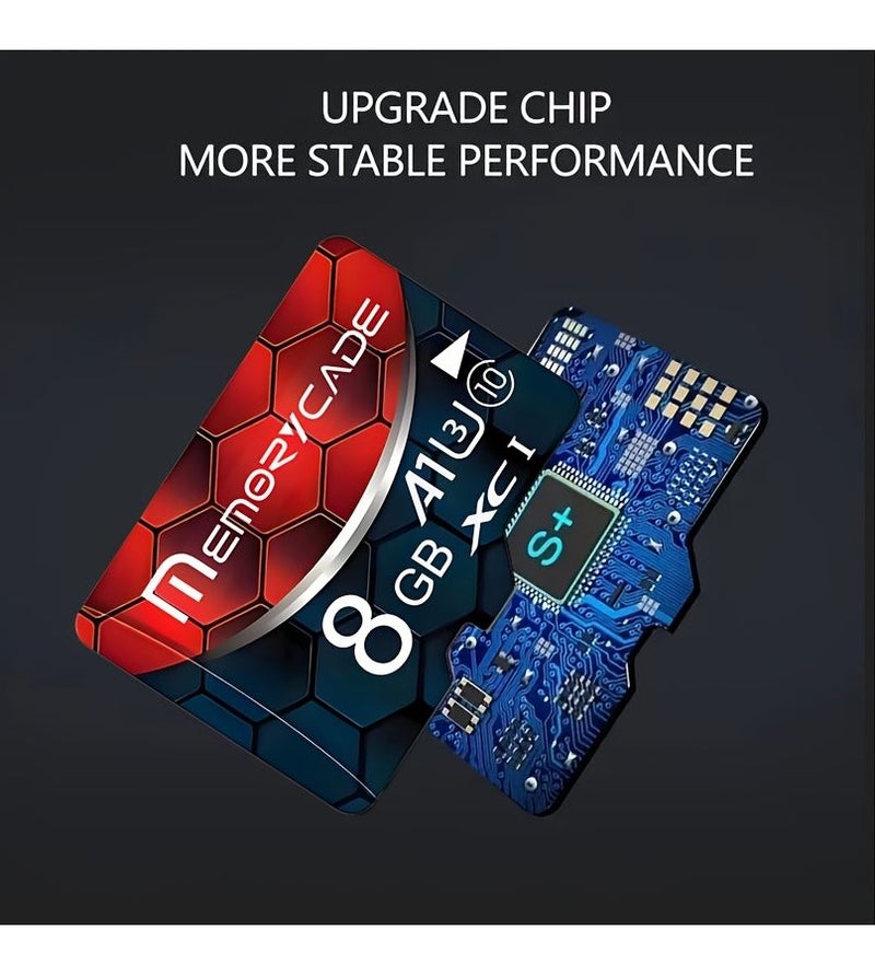 2pcs High Speed Micro SD TF Memory Card A1 C10 U3 16GB UHS I Storage For Tablets Cameras Phones Laptops PC Car Audio Game Consoles Secure File Storage Versatile Compatibility - Image 4