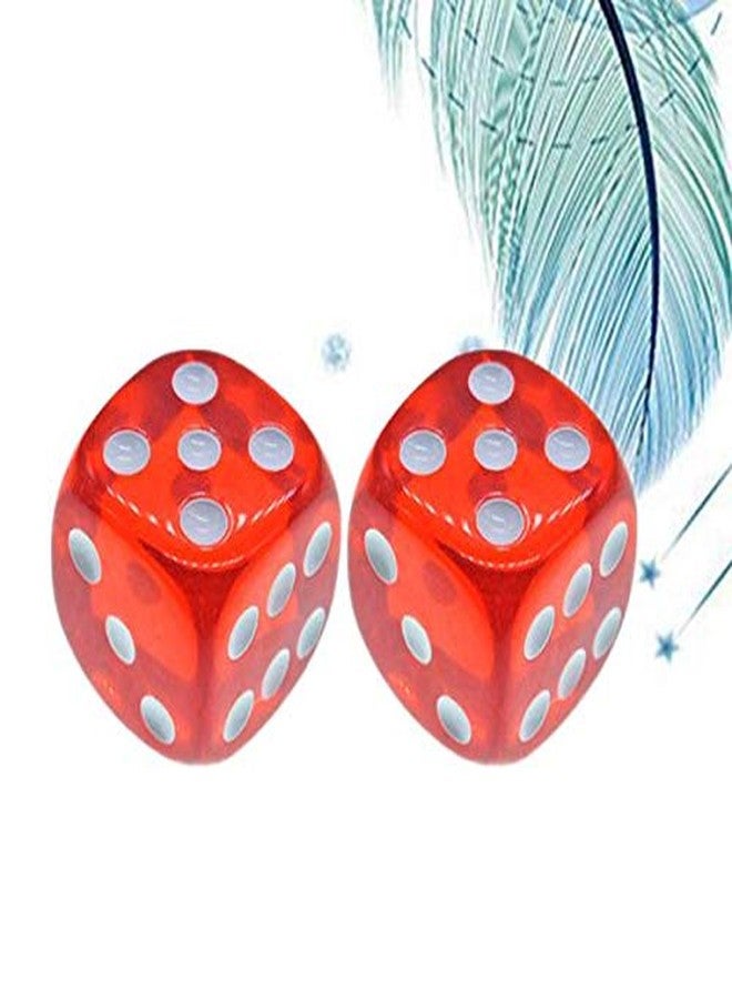 Firstly Traders Pack of 5 Red Colored Dice for Boardegames/Cardegames(Ludo,Poker) - Image 3