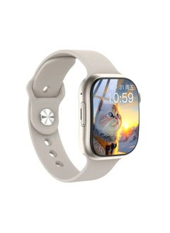 Generic WS10-3 MAX Smartwatch Call Waterproof Wireless Charging Fitness With 5 Strap Silver  - Image 3