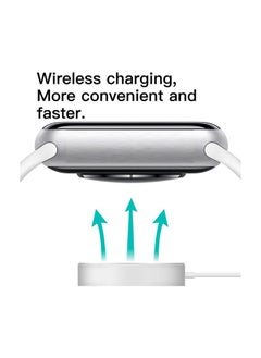Generic WS10-3 MAX Smartwatch Call Waterproof Wireless Charging Fitness With 5 Strap Silver  - Image 4