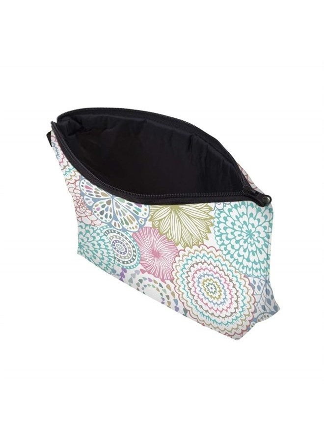 deanfun - Cosmetic Bag for Women, Mandala Flowers Waterproof Makeup Bags Roomy Toiletry Pouch Travel Accessories Gifts (51561) - Image 1