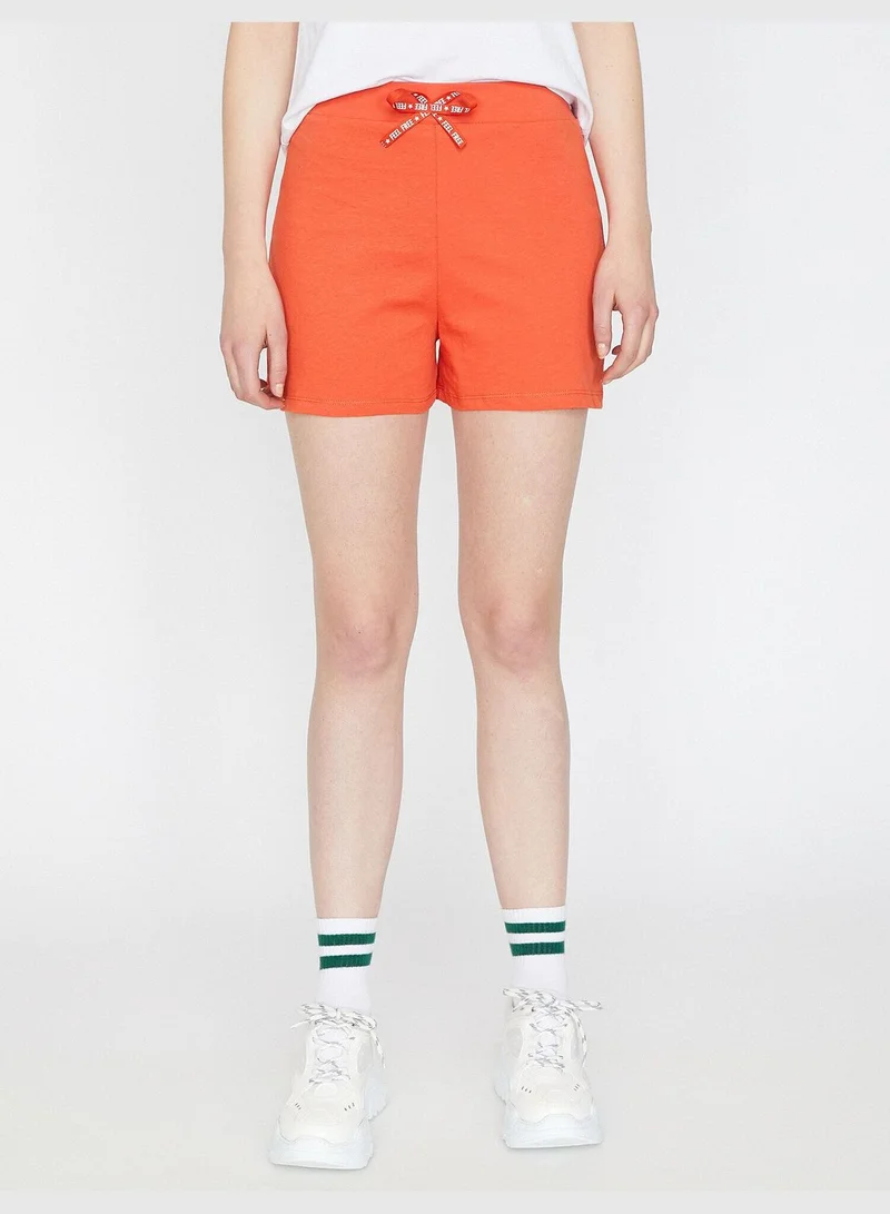 KOTON Tie Waist Shorts
