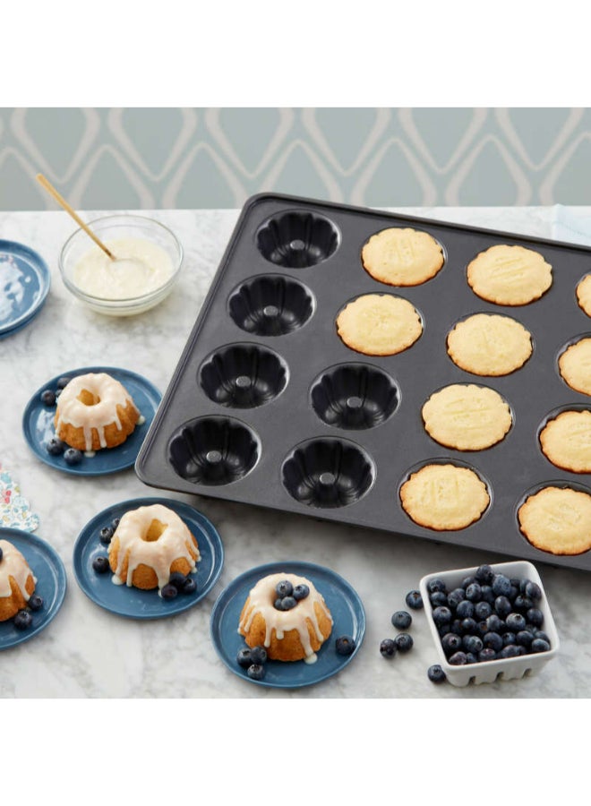 Loquat Fluted Tube Pan Grey 21.5x15.5x1.6inch - Image 4