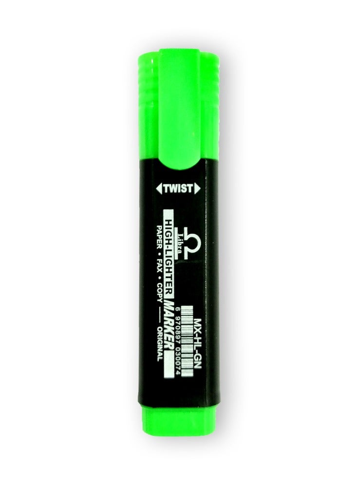 Libra highlighter GREEN (10 Pcs Per box) - Image 2