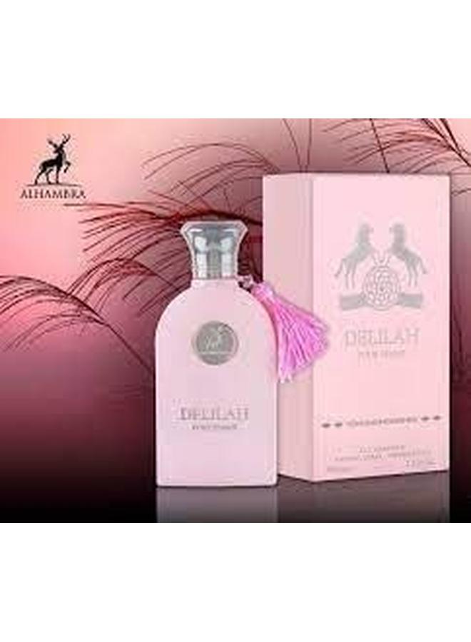 Lattafa Alhambra Delilah Pour Femme Eau De Parfum 100Ml Luxury Long Lasting Fragrance Premium Imported Fragrance Scent For Men And Women Perfume Gift Set All Occasion Pack Of 1 - Image 2