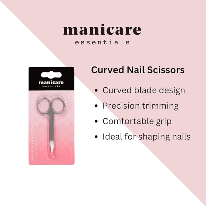 Manicare Extra Strong Nail Scissors Professional Japanese Stainless Steel Sharp Tips Trims Fingernails And Toenails Heavy Duty For Tough Thick Nails MultiPurpose Beauty Scissors - Image 2