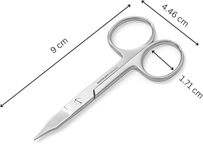 Manicare Extra Strong Nail Scissors Professional Japanese Stainless Steel Sharp Tips Trims Fingernails And Toenails Heavy Duty For Tough Thick Nails MultiPurpose Beauty Scissors - Image 5