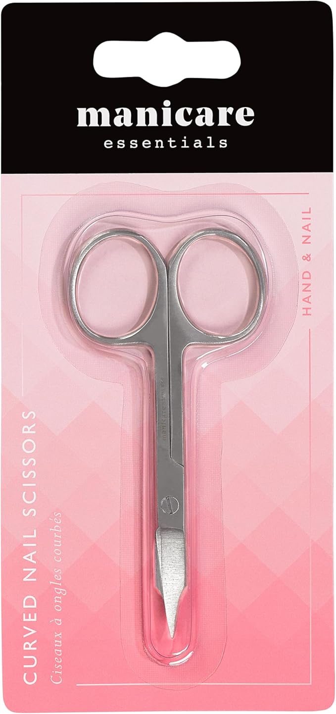 Manicare Extra Strong Nail Scissors Professional Japanese Stainless Steel Sharp Tips Trims Fingernails And Toenails Heavy Duty For Tough Thick Nails MultiPurpose Beauty Scissors - Image 1