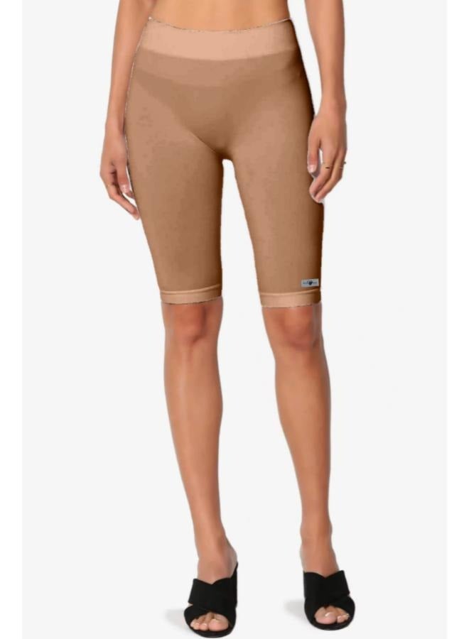 Women's Knee Length Shorts Leggings Walking Exercise Workout Yoga Activewear KU407 - Image 3