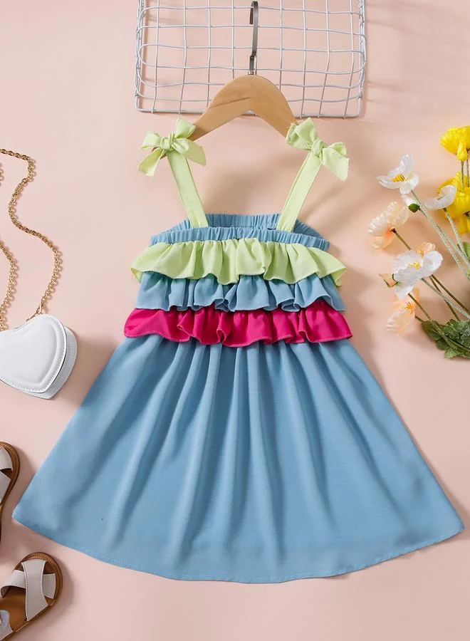 تايك تو Girls Ruffled A-Line Mini Dress