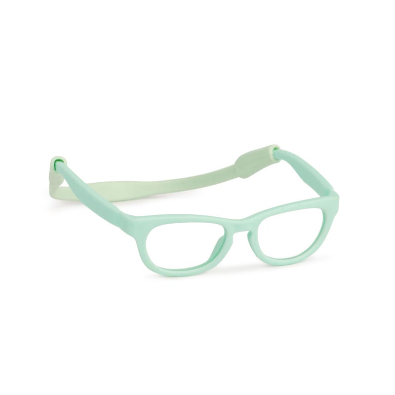 Miniland Turquoise Glasses for 15 inches Dolls, Enhance Realism in Play with Stylish Accessories for Reborn Baby Dolls & Inclusive, Perfect for Baby Doll Enthusiasts Play, Toddler Toys | Green - Image 1