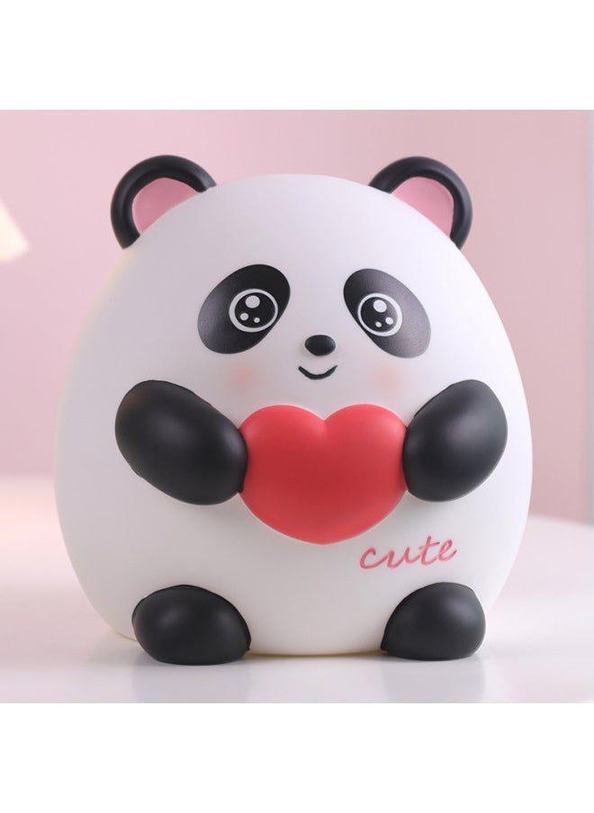 Generic Toy/storage Can/storage Can Cute Dinosaur Design Perfect For Children's Playtime Organization-Color:[Large] Panda Bow  - Image 3