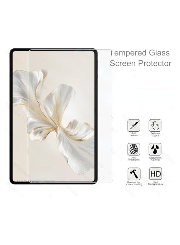 erorex 2 Pieces HD Scratch Proof Screen Protector Tempered Glass Compatible with Honor Pad 9 12.1-inch 2023 Tablet Protective Film - Image 3
