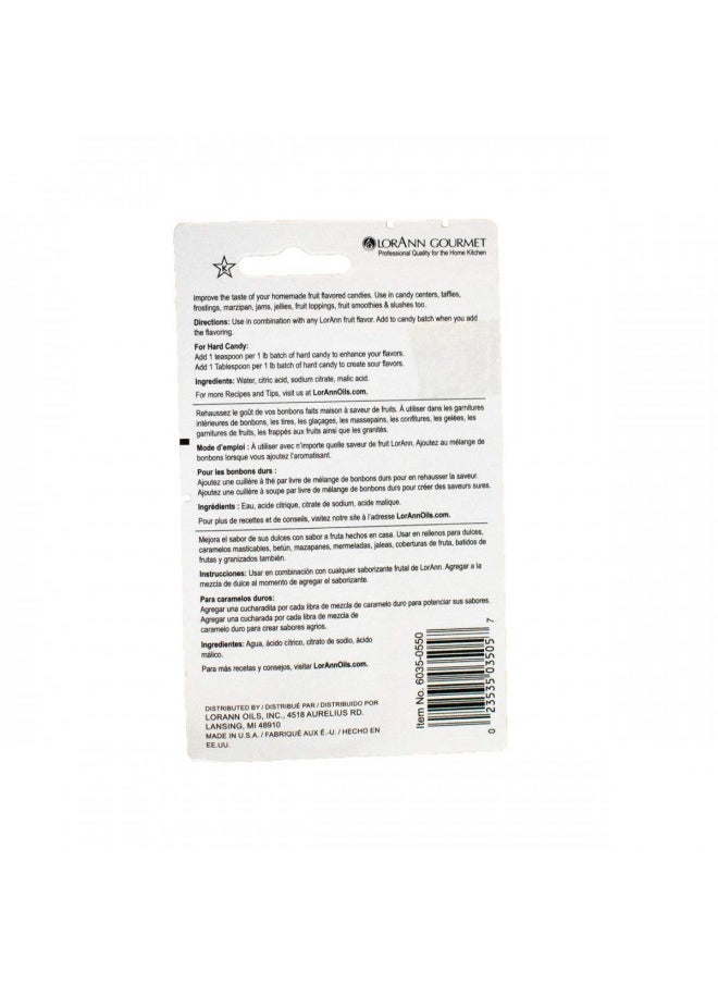 LorAnn Oils LorAnn Tart and Sour Flavor Enhancer - 1 ounce bottle - Blister Pack  - Image 2