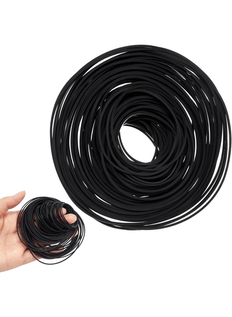 100pcs Recorder Rubber Belt 40-135mm Mix Square Cassette Tape Machine Belt Repair Assorted Belt for Recorder Walkman Repeater DVD Drive 1mm Width - Image 1