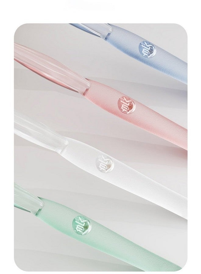S-Shaped Toothbrush, Vertical Brush, Manual Toothbrush, Ergonomic Design, Soft Bristles (Pink, Standard)
