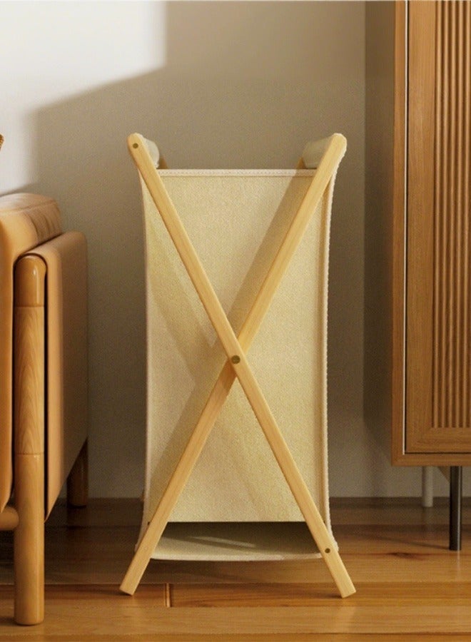 كيدل سلة غسيل قابلة للطي كبيرة مُحسّنة للمنزل، منظم متعدد الاستخدام لتخزين الملابس المتسخة والألعاب وسجاد اليوغا، مناسبة للحمام وغرفة النوم، مقاس 56.5×50×34 سم - Image 3