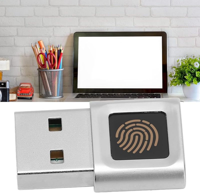 قارئ بصمات الأصابع USB مفتاح أمان ماسح بصمة محمول مستشعر مطابقة سريع للكمبيوتر المحمول - Image 5