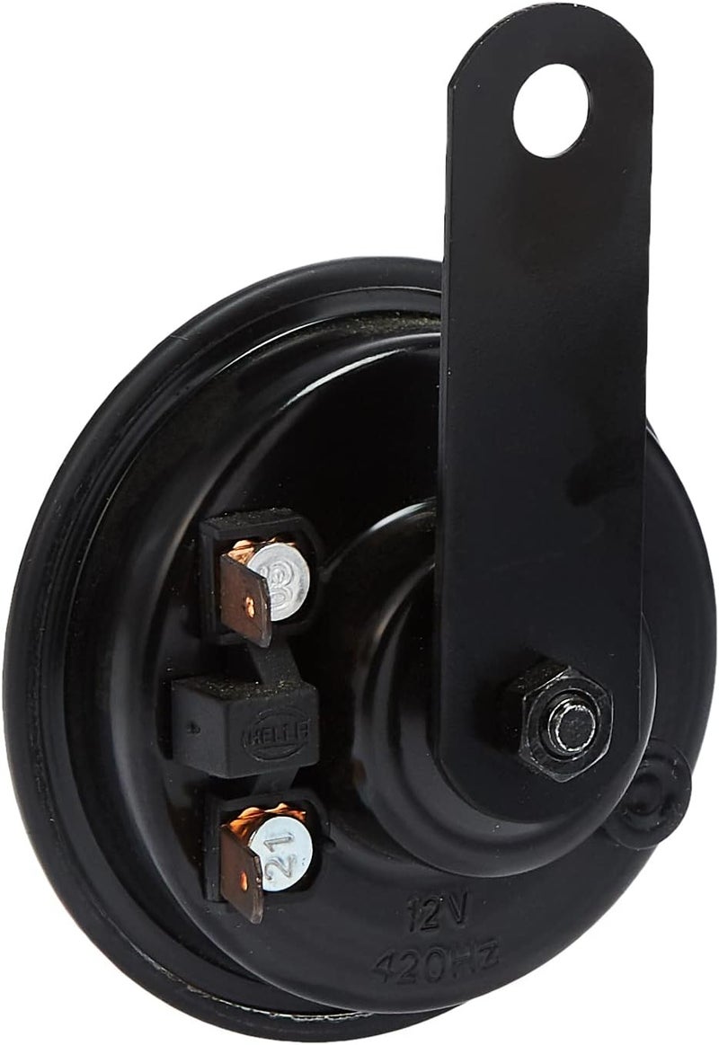 HELLA 011225802 Black 77mm 12V BX Disc Horn Kit (Universal Fit) - Image 4
