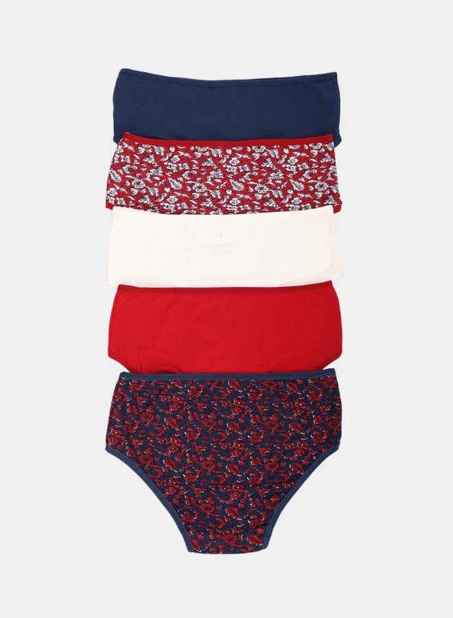 Carina Pack of 5 Colored Brief Panties - Image 2