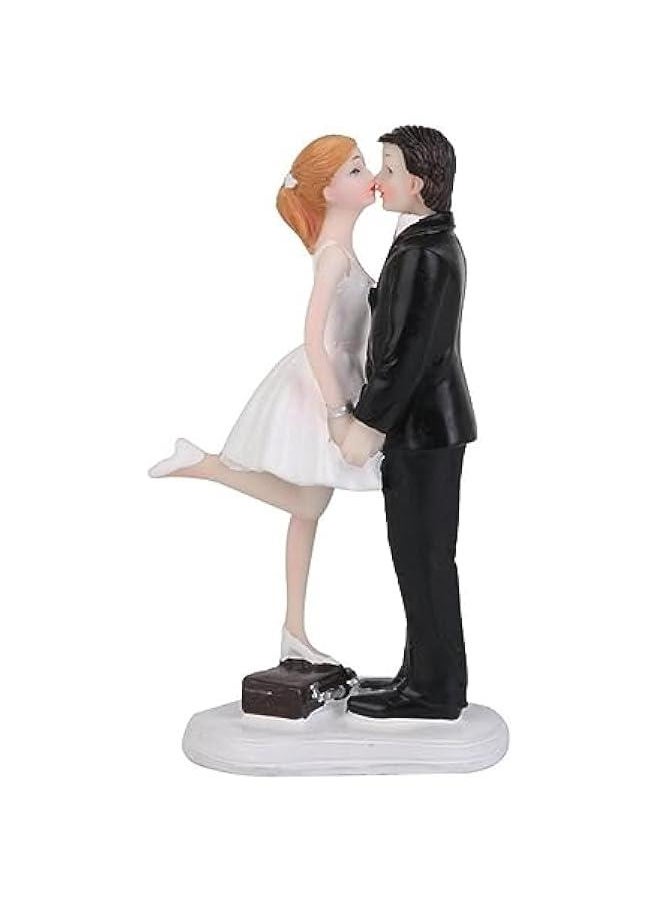 Generic Bride and Groom Wedding Cake Topper Cake Figurine Wedding Couple Cake Topper Bride Groom Figures  - Image 1